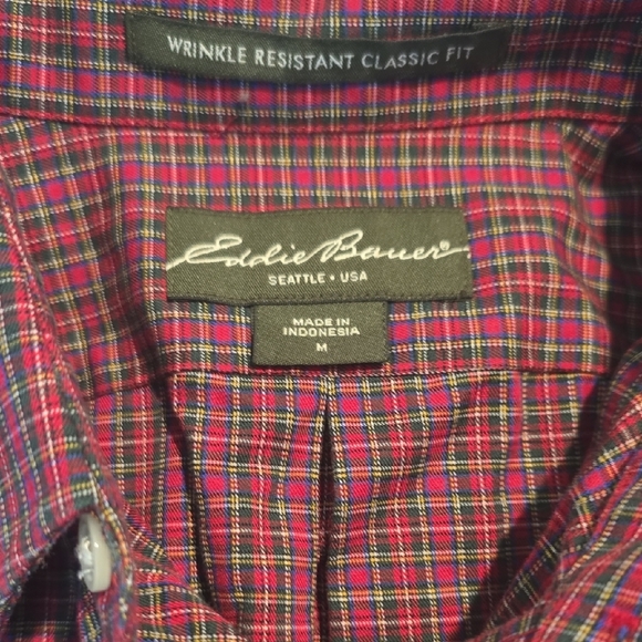 Eddie Bauer Long Sleeve Casual Button Down Shirt - Picture 2 of 3